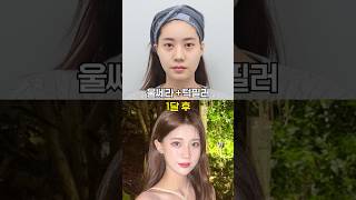 울쎄라+턱필러 1달 후