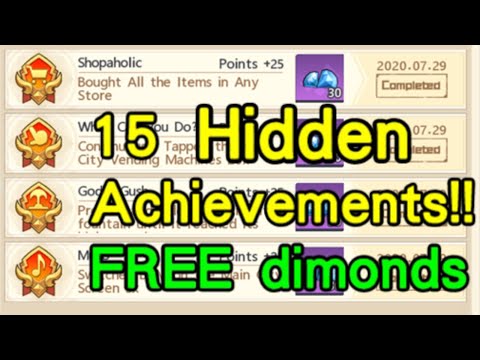 【One punch man】15 hidden achievements,450 dimonds for FREE!!