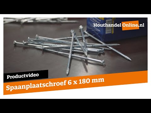 Universele houtschroef Woodpecker 6x180mm Torx video