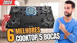 [GUIA COMPLETO] Melhores COOKTOP 5 BOCAS à Gás 2024 - Qual Melhor Cooktop 5 Bocas Custo Beneficio?