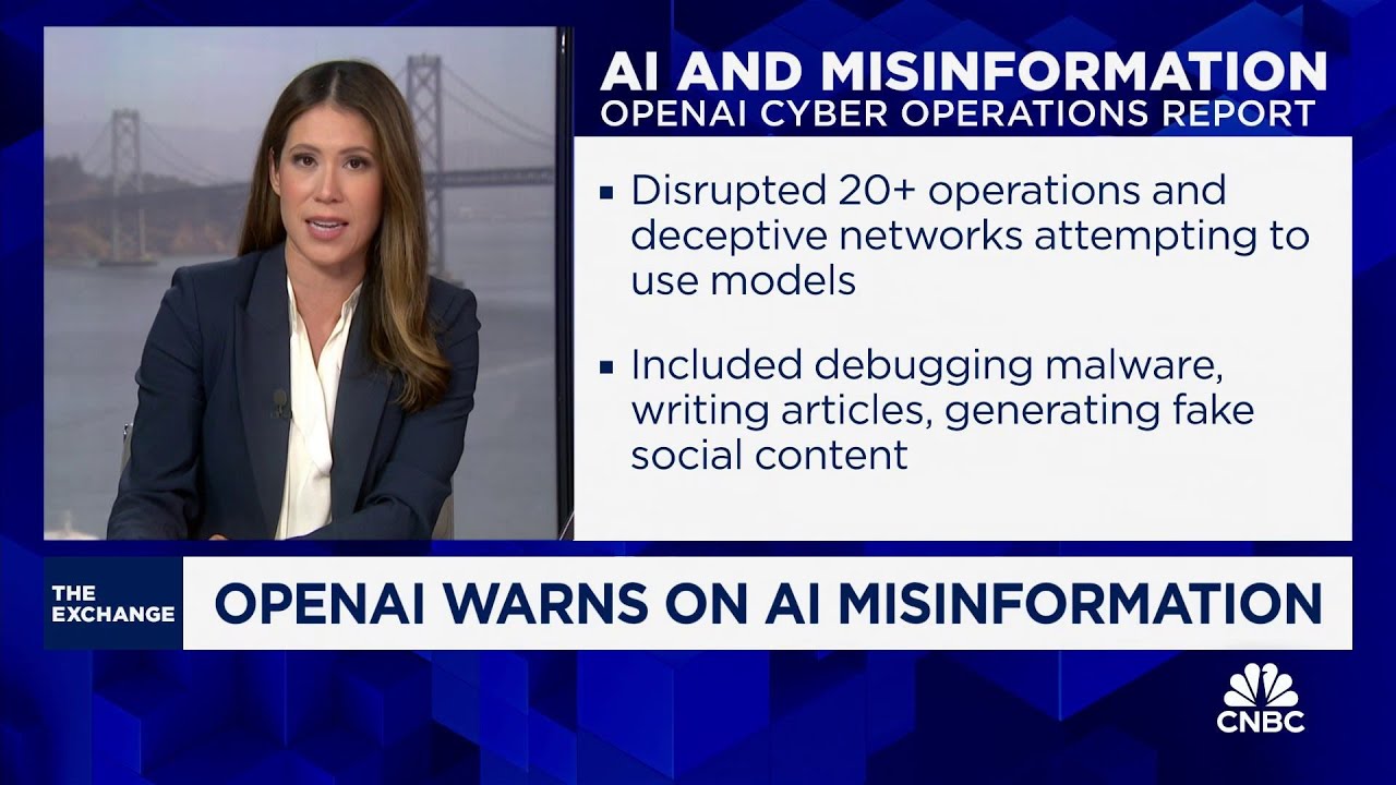 OpenAI warns of AI misinformation ahead of election