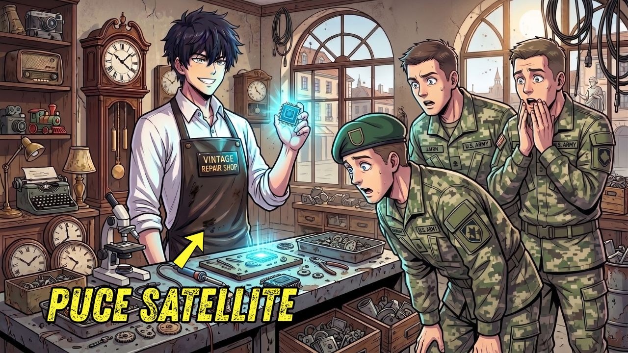 Transmigré, j’ouvre un atelier d’occasion et améliore par erreur une puce satellite choquant l’armée