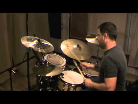 Chris Wilkes Drums: Drum lesson - Basic Paradiddle Groove # 2 (Educational)