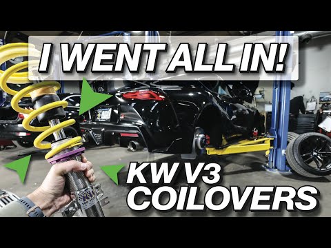 THE NICEST SUSPENSION SETUP I'VE EVER DONE! KW V3 COILOVERS ON MY BMW SUPRA.