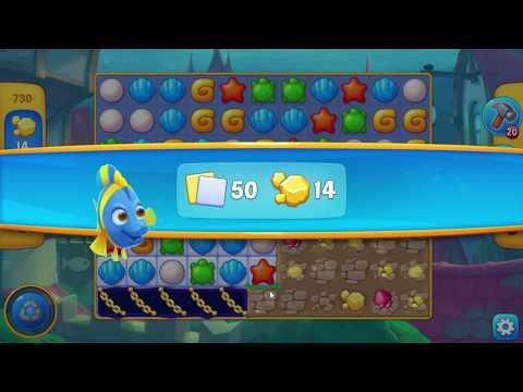Fishdom 730 Level - NO BooSTERS