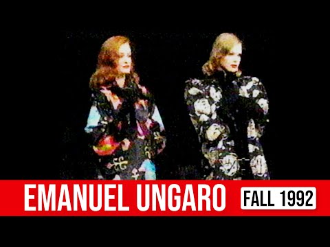 Emanuel Ungaro Haute Couture, Fall 1992