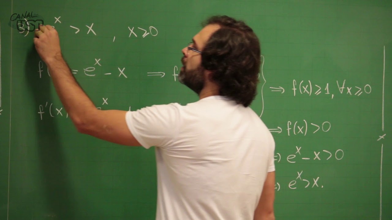 Cálculo I - Aula 16 (3/3) Teorema do Valor Médio: crescimento de funções