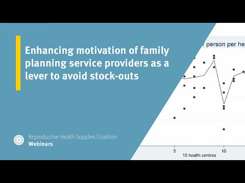 Enhancing motivation of family planning service providers as a lever to avoid stock-outs