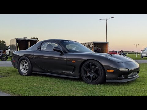 Mike's Daily Driven 20B FD Goes Drag Racing ( Beats Everyone! )