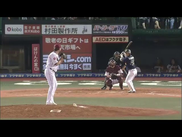 【9回表】ここで負ける訳にはいかない!! バファローズ川端 同点犠牲フライ!!2014/9/9 E-Bs