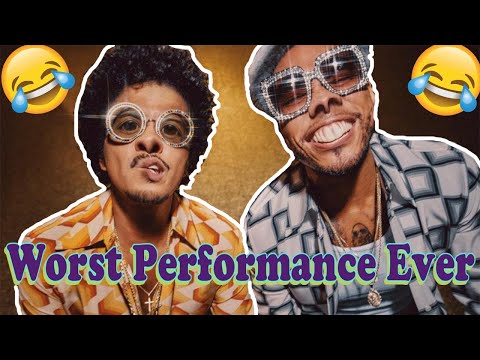 Bruno Mars - Worst Performance Ever - Leave The Door Open