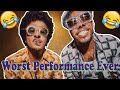 Bruno Mars Worst Performance Ever Leave The Door Open
