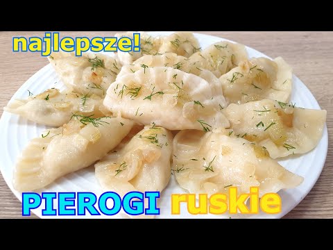 Najlepsze pierogi ruskie 👌 idealne elastyczne ciasto na pierogi - przepis na pierogi bez bałaganu