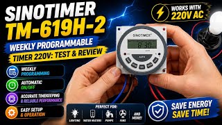Sinotimer TM-619H-2 Wochenzeitschaltuhr 220V: Test, Einrichtung & Anschluss