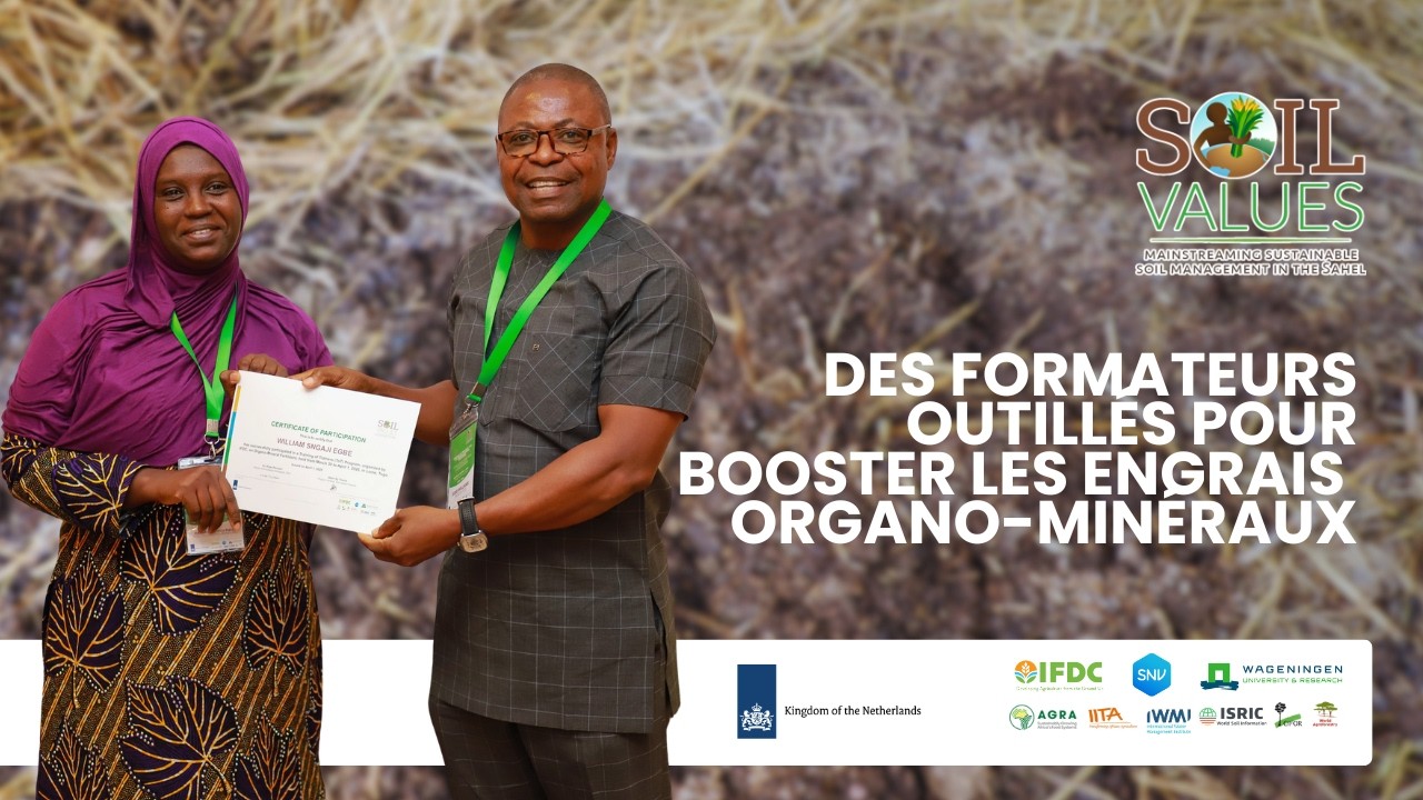 Des formateurs outillés pour booster les engrais organo-minéraux
