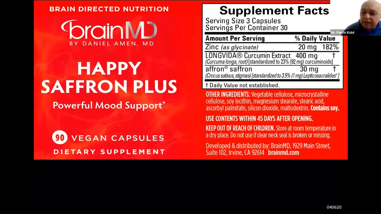 The Science Behind Happy Saffron Pus (BrainMD Full Presentation)