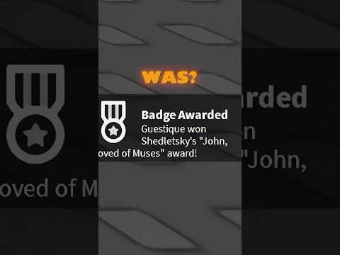 The OLDEST Roblox Badge 🤯🥇