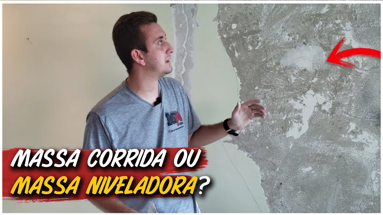 Qual a DIFERENÇA entre MASSA NIVELADORA e MASSA CORRIDA ou ACRÍLICA
