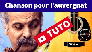 Chanson pour l'auvergnat - Georges Brassens [Tuto guitare facile Terafab]