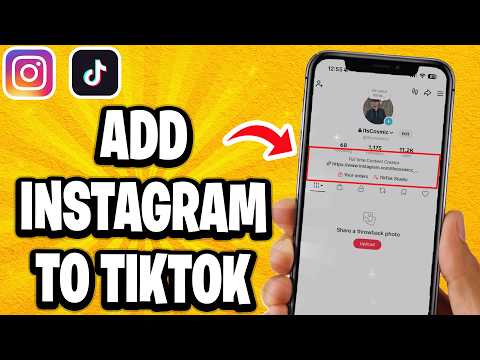 How To Add Instagram To TikTok