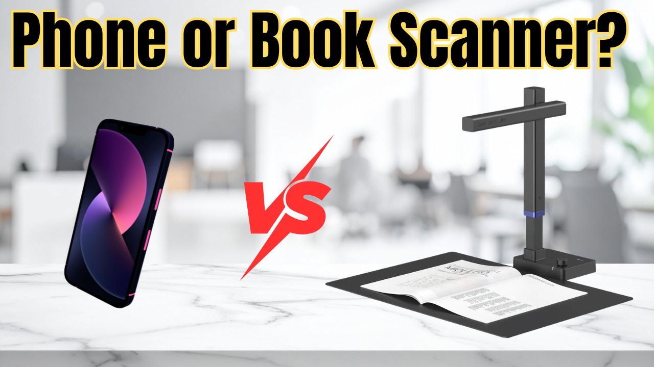 Your Phone vs a Book Scanner: Which Actually Works Better?