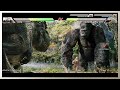 Kong vs Vastatosaurus Rex with Healthbars