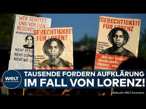 Video Thumbnail: OLDENBURG: Tausende gedenken getöteten Lorenz A. – Polizei gerät zunehmend unter Druck