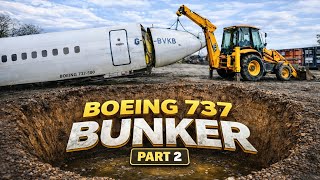 Cutting Up A Plane to Make an Underground Bunker (Part2)