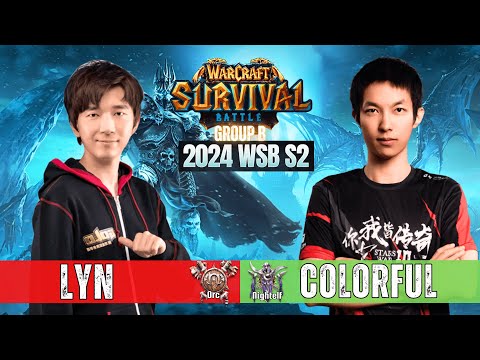 Lyn vs Colorful🔴 Warcraft Survival Battle 2024 - Season 2 - PLAYOFFS 🕹️ WarCraft 3 Reforged Cast