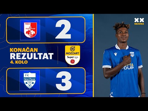 MBSLS 2025/26 - 4.kolo: RADNIČKI NIŠ – NOVI PAZAR 2:3 (2:1)