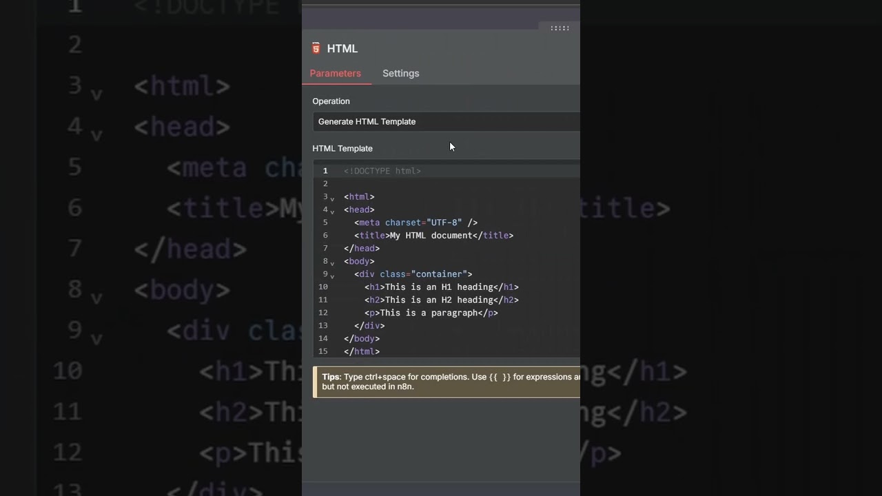 🌐 Hello World in n8n Using HTTP Request and HTML Response
