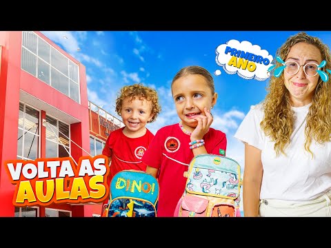 ROUTINE OF OUR FIRST DAY OF SCHOOL - BELLA AND LUCCA FAMILY SHOW