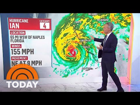 Hurricane Ian Grows To Category 4 Storm As It Closes In On Florida