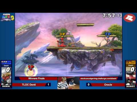 Super Bit Wars 3 Smash 3DS - TLOC Denti (Sheik) vs Oracle (ROB) - Winners Finals