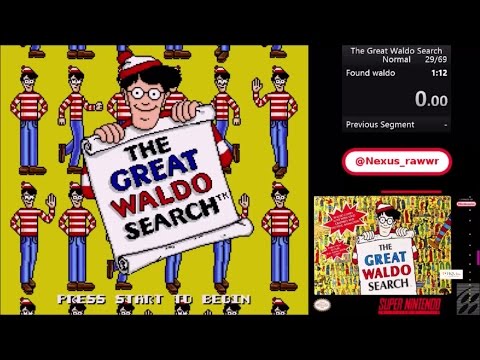 The Great Waldo Search (Snes) (Expert) Speedrun in 1m:13s