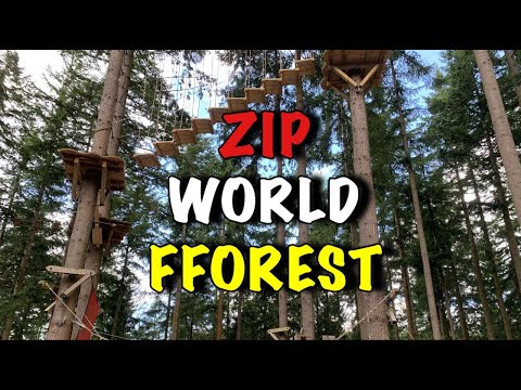 SKYRIDE - EUROPE'S HIGHEST FIVE SEATER SWING | ZIP WORLD FFOREST, BETWS-Y-COED, NORTH WALES, UK
