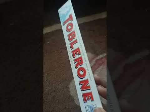 toblerone white chocolate#chocolate#toblerone#branded chocolate#😋