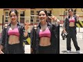 Neha Sharma Spotted Outside Her Gym In Bandra