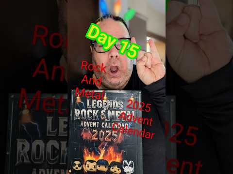 Rock and Metal Advent Calendar Day 15 for 12/15/2025 #advent #christmas #calendar #vlog #metal #rock