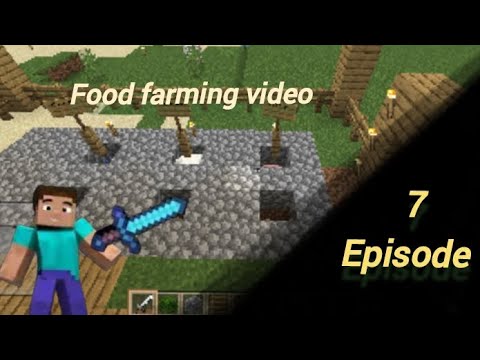 Mkr Minecraft survival episode 7 food farm ഉണ്ടാക്കി 