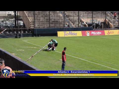 Atlanta 3 Excursionistas 1 - Fecha 4 / Primera B Metropolitana