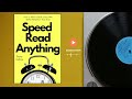 Speed Read Anything 📚⚡ | Read Faster, Remember More | Peter Hollins Book Summary