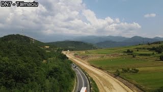 VIDEO Lucrările de lărgire a DN 7 între Tălmaciu și Boița, finalizate în proporţie de peste șaizeci la sută 1 video