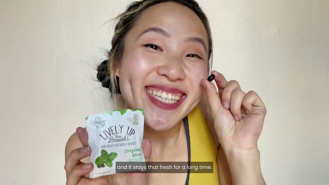 See how Mei feels about our Mint Capsule Burst Breath Fresheners - definitely a Lively reaction