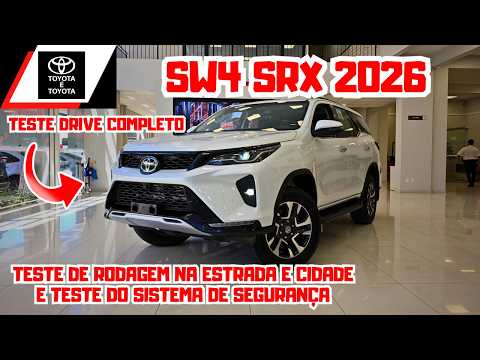 TOYOTA SW4 SRX PLATINUM 2026 | Road and City Test Drive: Is Fuel Consumption Worth It? 🚀