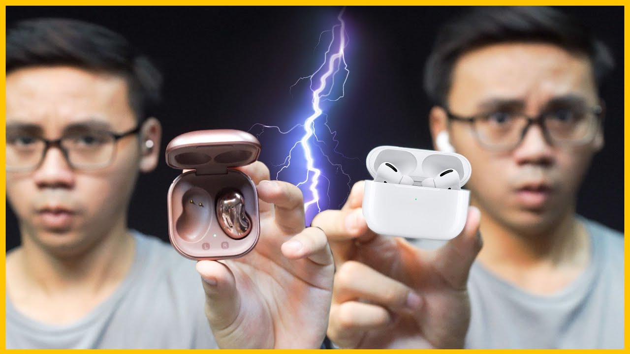 QUYẾT CHIẾN SAMSUNG & APPLE: AIRPODS PRO vs GALAXY BUDS LIVE!!!!