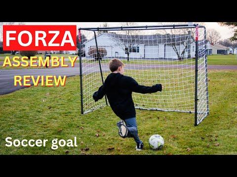 Forza steel soccer goal assembly and review (very well built)