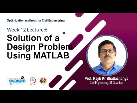 Optimization methods for Civil engineering Intro Video