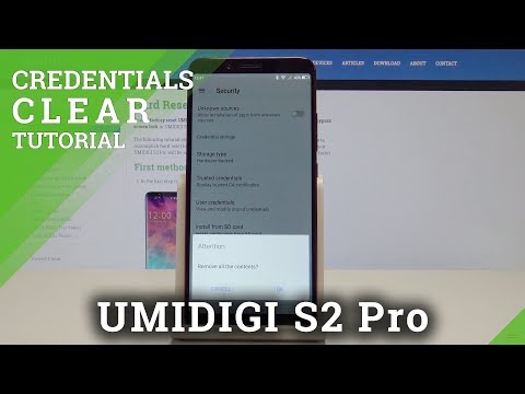 How to Clear Credentials in UMIDIGI S2 Pro - Remove Certificates