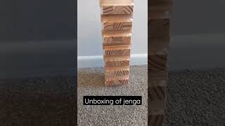 Unboxing Jenga #unboxing #jenga